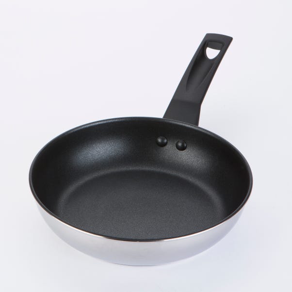 Prestige 9x Tougher Stainless Steel Open Frying Pan, 21cm image 1 of 6