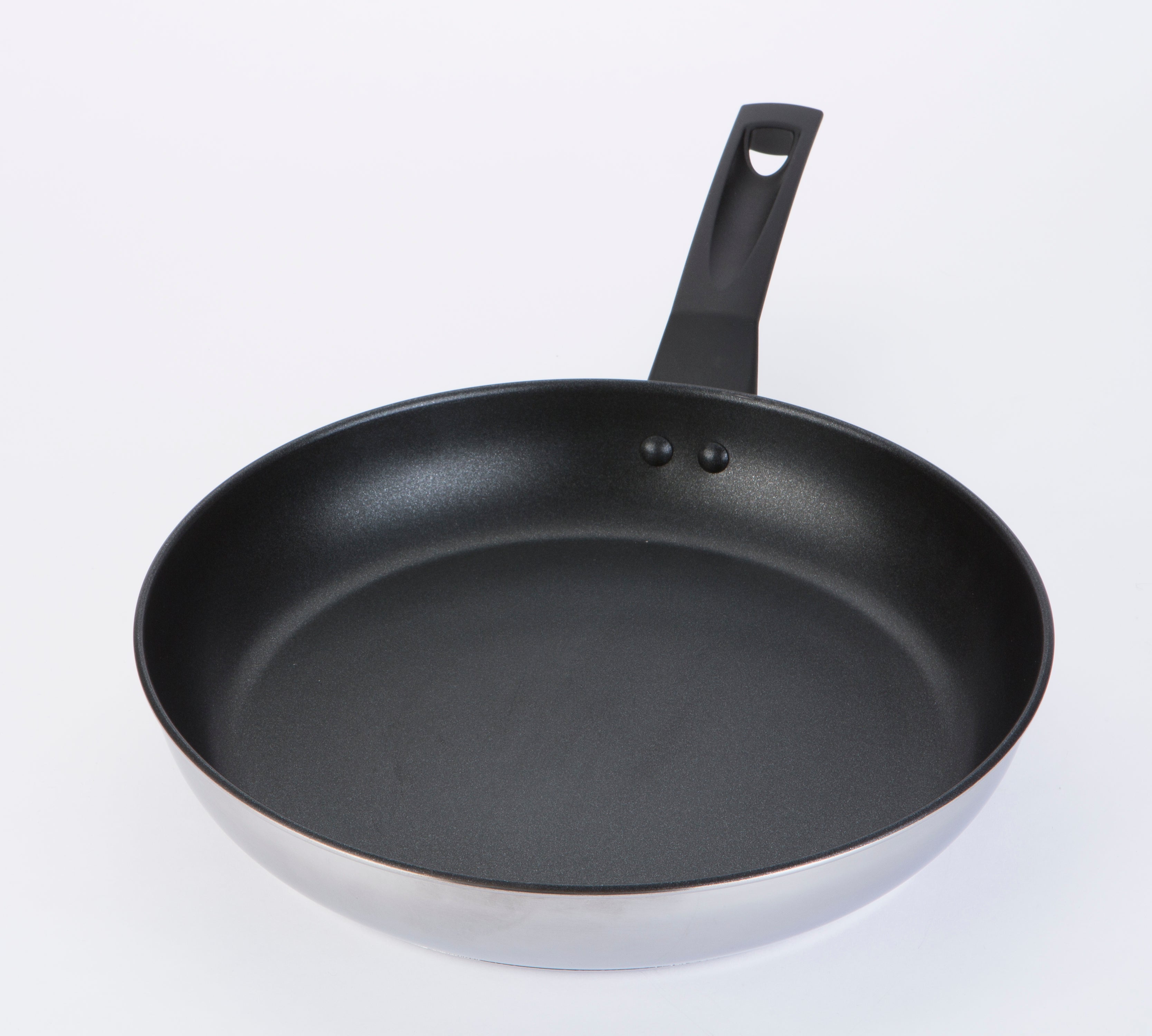 Prestige 9x Tougher Non-Stick Stainless Steel Open Frying Pan, 29cm