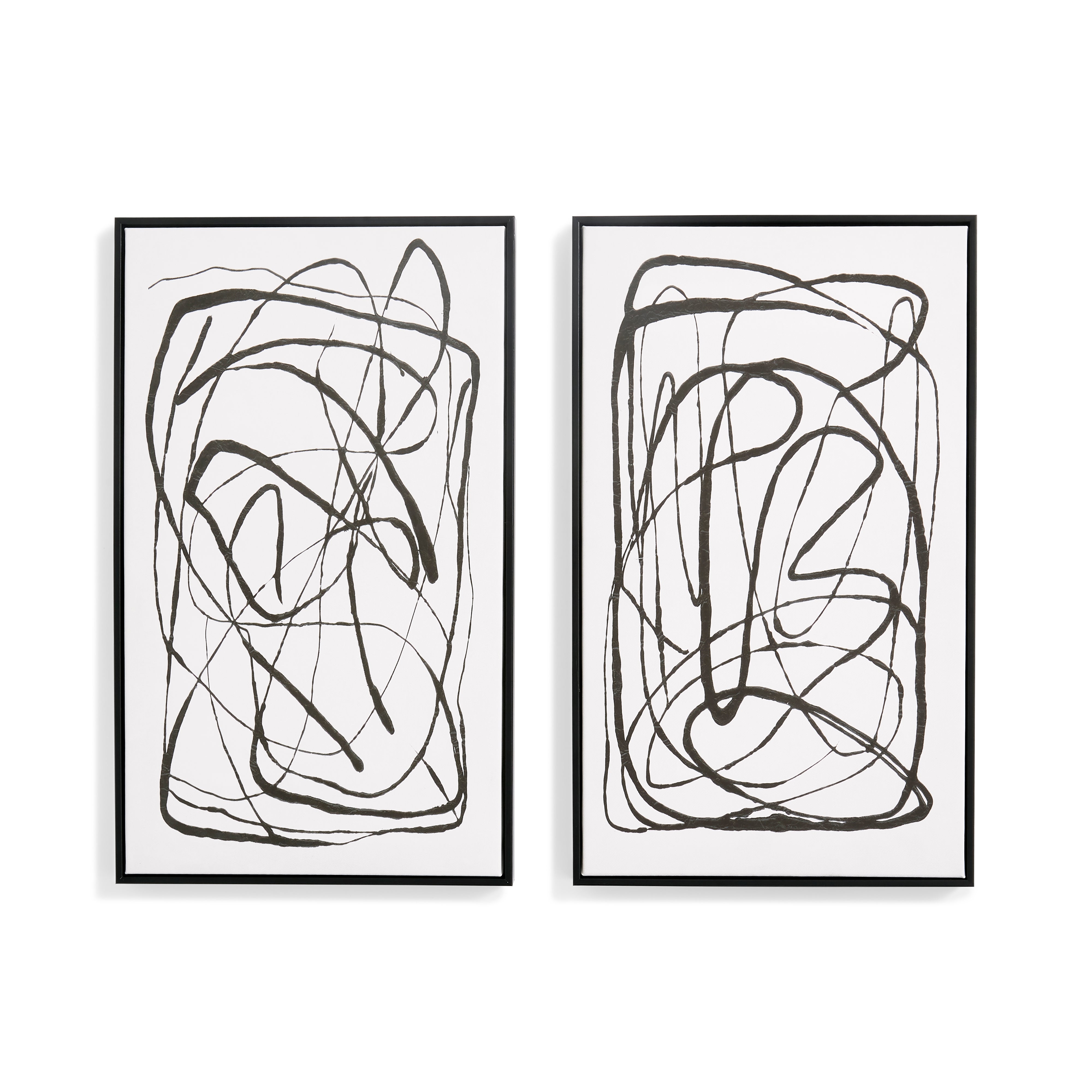 Set of 2 Abstract Capped Canvases | Dunelm