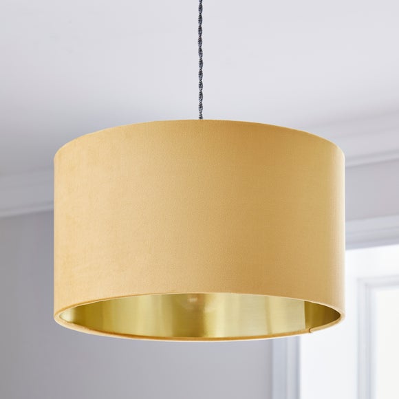 Dunelm deals ochre lamp