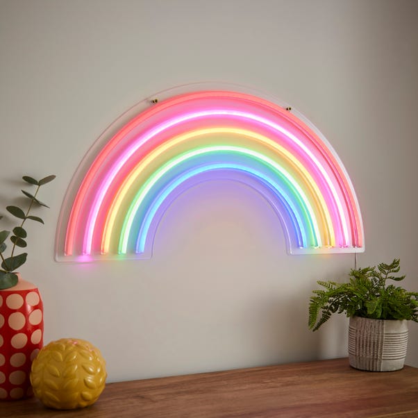 Rainbow Neon Wall Light image 1 of 5