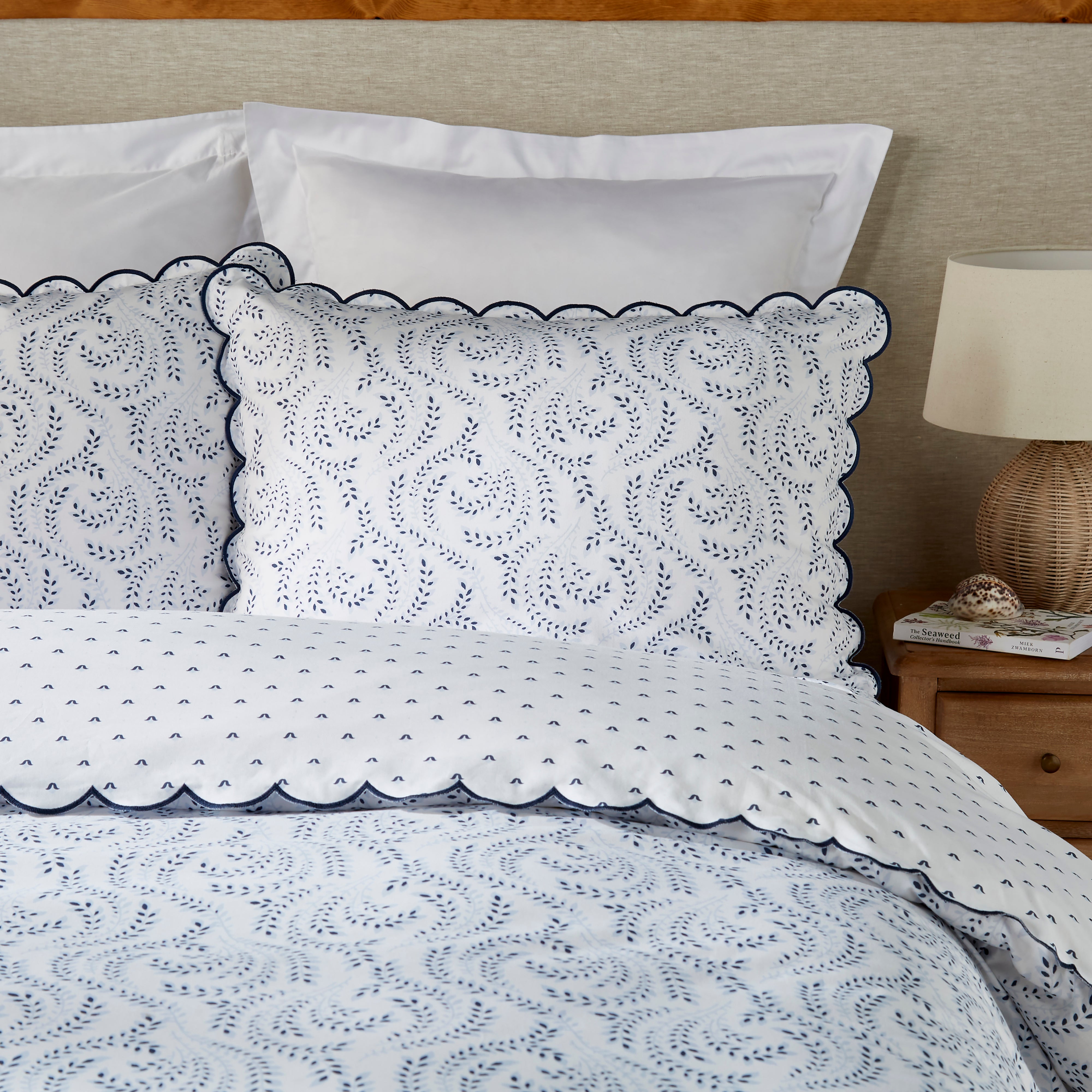 Dorma Eventide 100 Cotton Standard Pillowcase Pair Blue