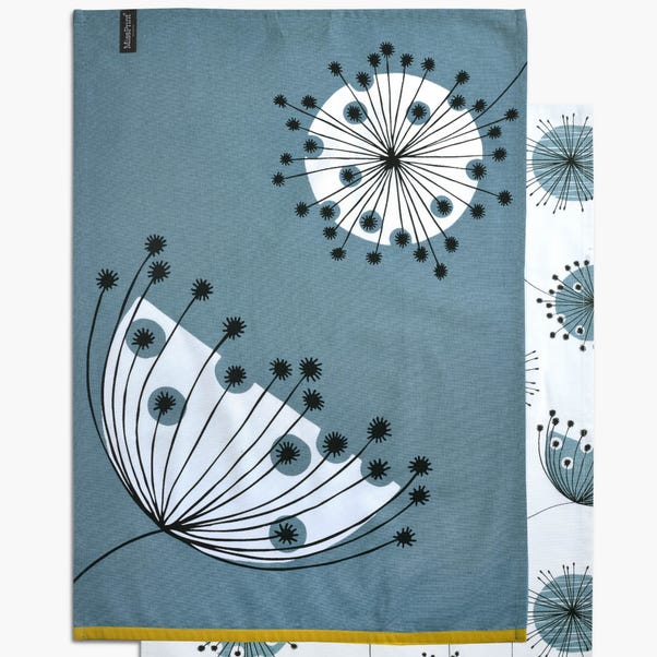 Set of 2 MissPrint Dandelion Tea Towels image 1 of 4