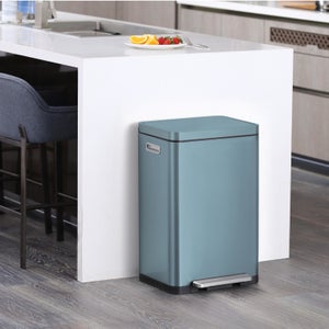 Eko X Cube 30 Litre Titanium Blue Pedal Bin