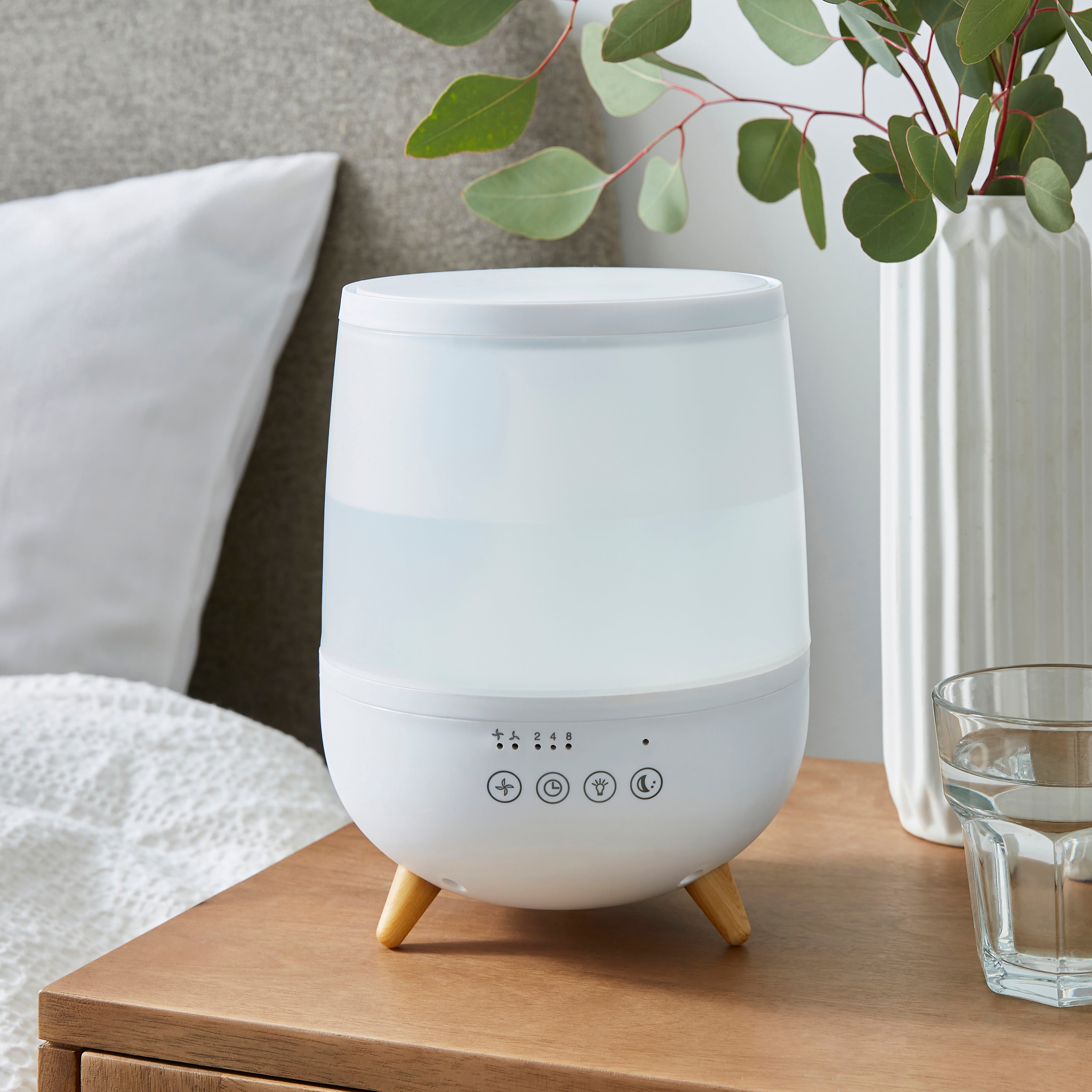 Humidifier Aroma Nightlight with Seven Colours