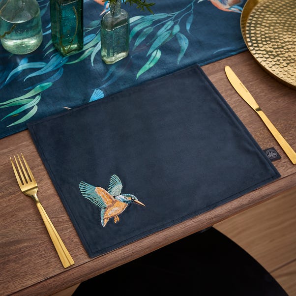 Set of 2 Kingfisher Placemats image 1 of 2
