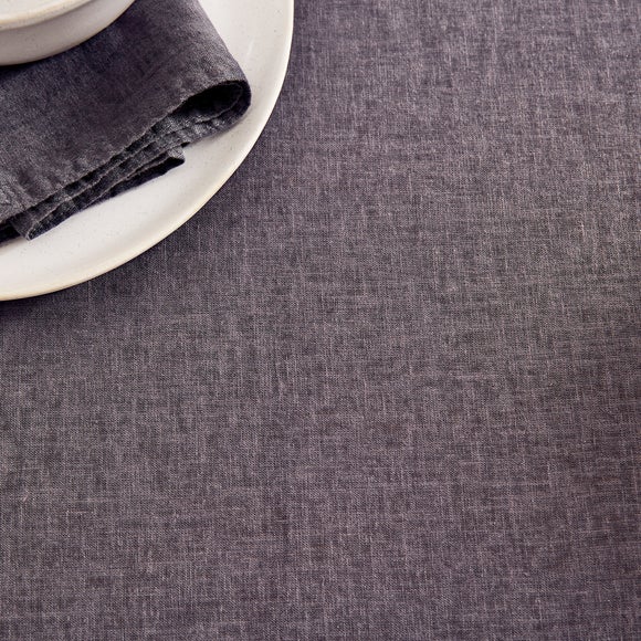 Linen Blend Tablecloth Dunelm