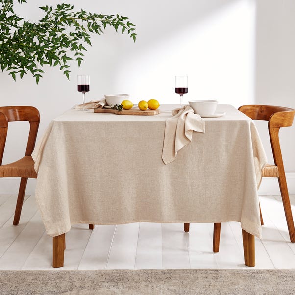 Linen Blend Tablecloth image 1 of 3
