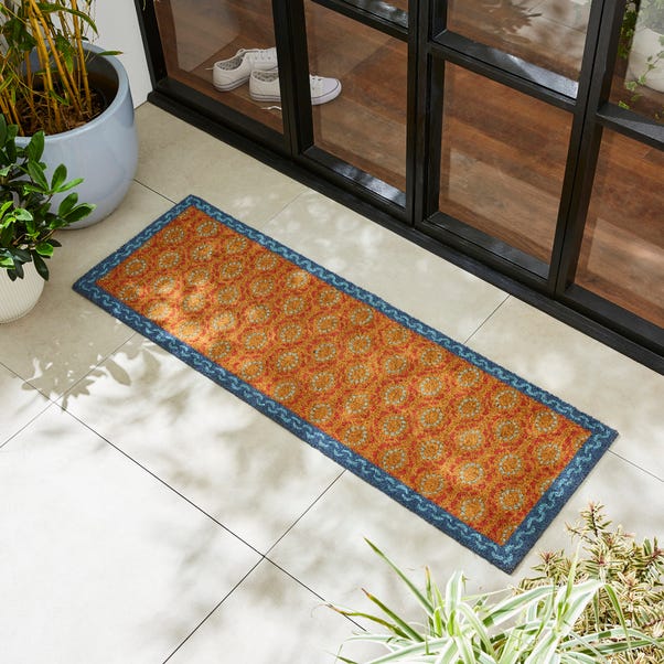 Tile Printed Patio Coir Doormat image 1 of 4