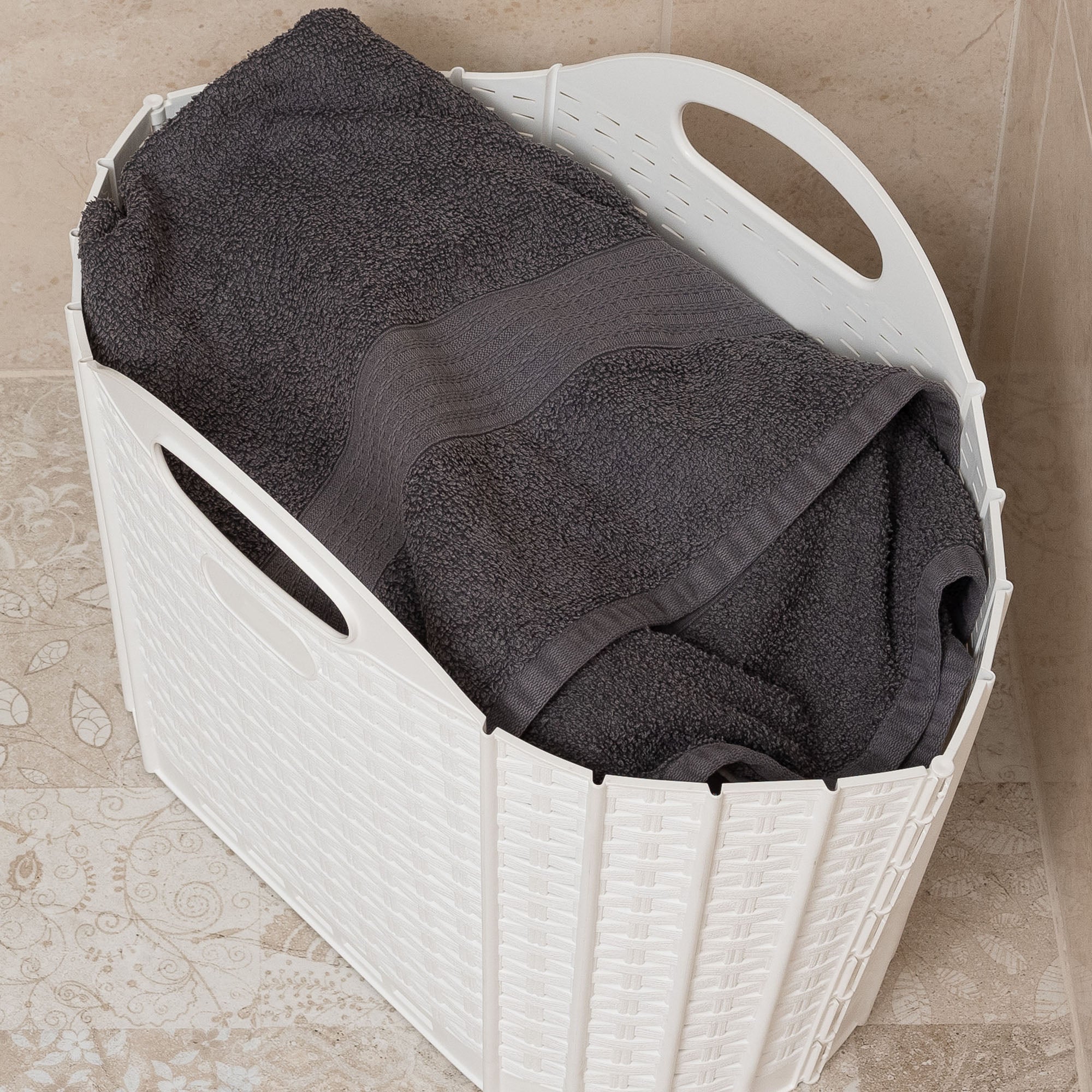 Addis 20L Fold Flat Laundry Basket 