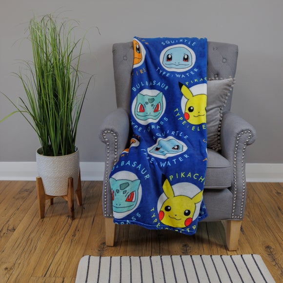 Pokemon Gotta Fleece Blanket Dunelm