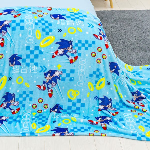 Sonic the Hedgehog Fleece Blanket image 1 of 2