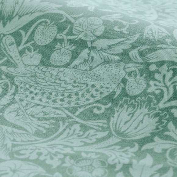 William Morris At Home Strawberry Thief Tonal Made To Measure Fabric Sample Strawberry Thief Tonal Riviera