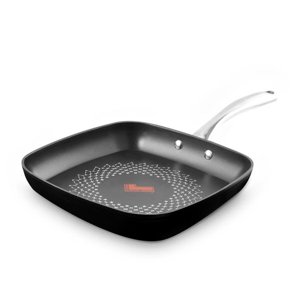 Tower Smart Start Non-Stick Ultra Forged Aluminium Grill Pan, 26cm image 1 of 9