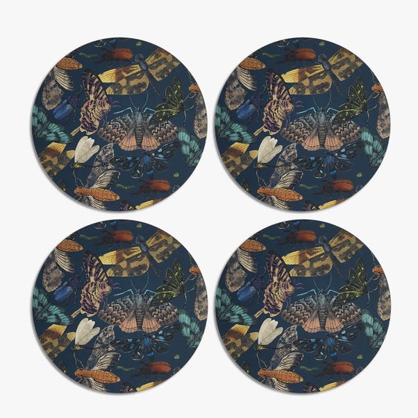 Set of 4 Kew Living Jewels Round Placemats image 1 of 2