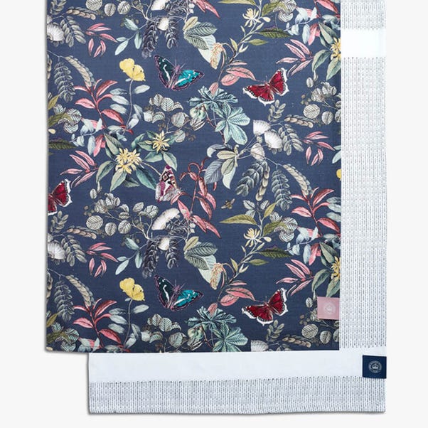 Set of 2 Kew Midnight Floral Tea Towels image 1 of 4