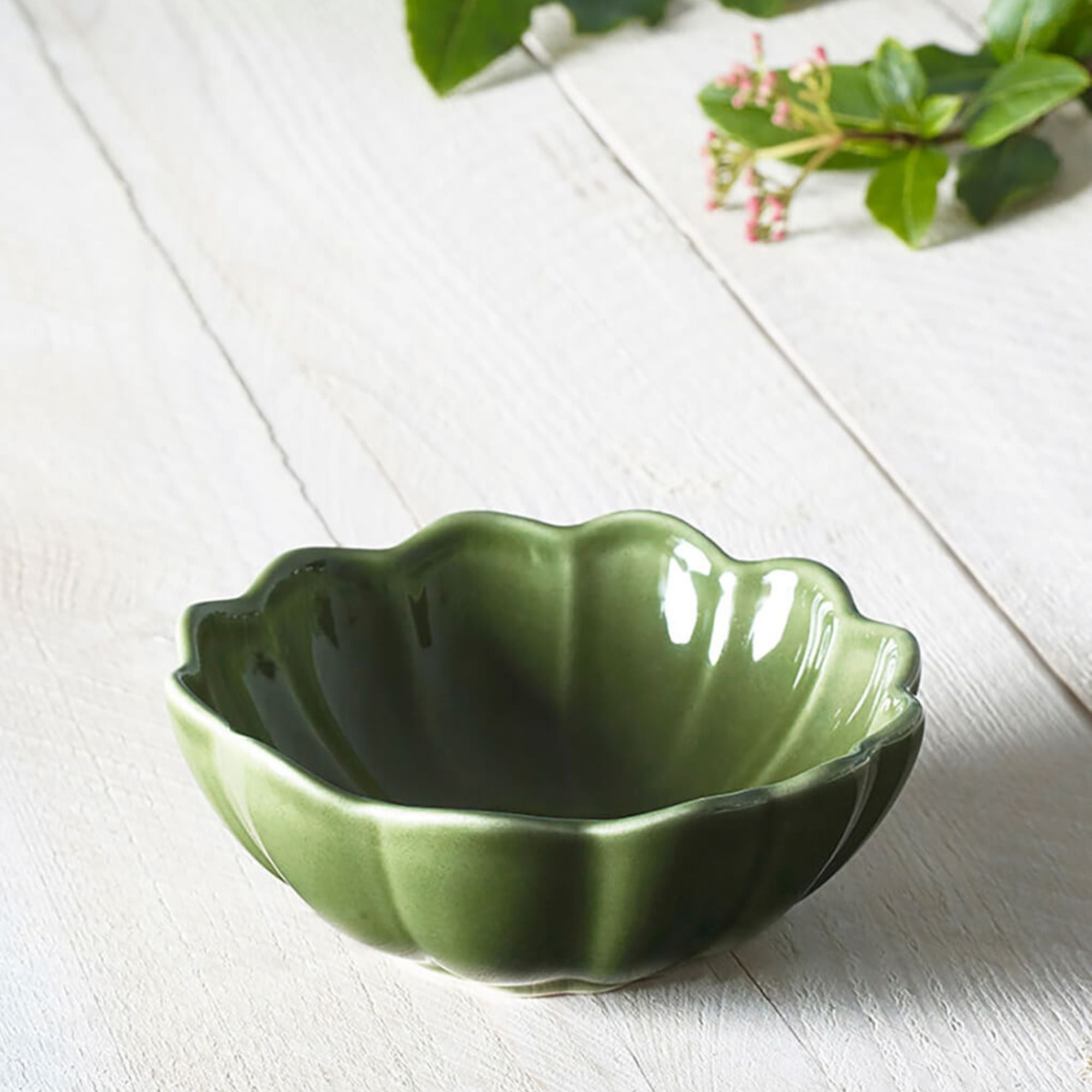 Set of 2 MM Living Scallop Small Dip Bowls