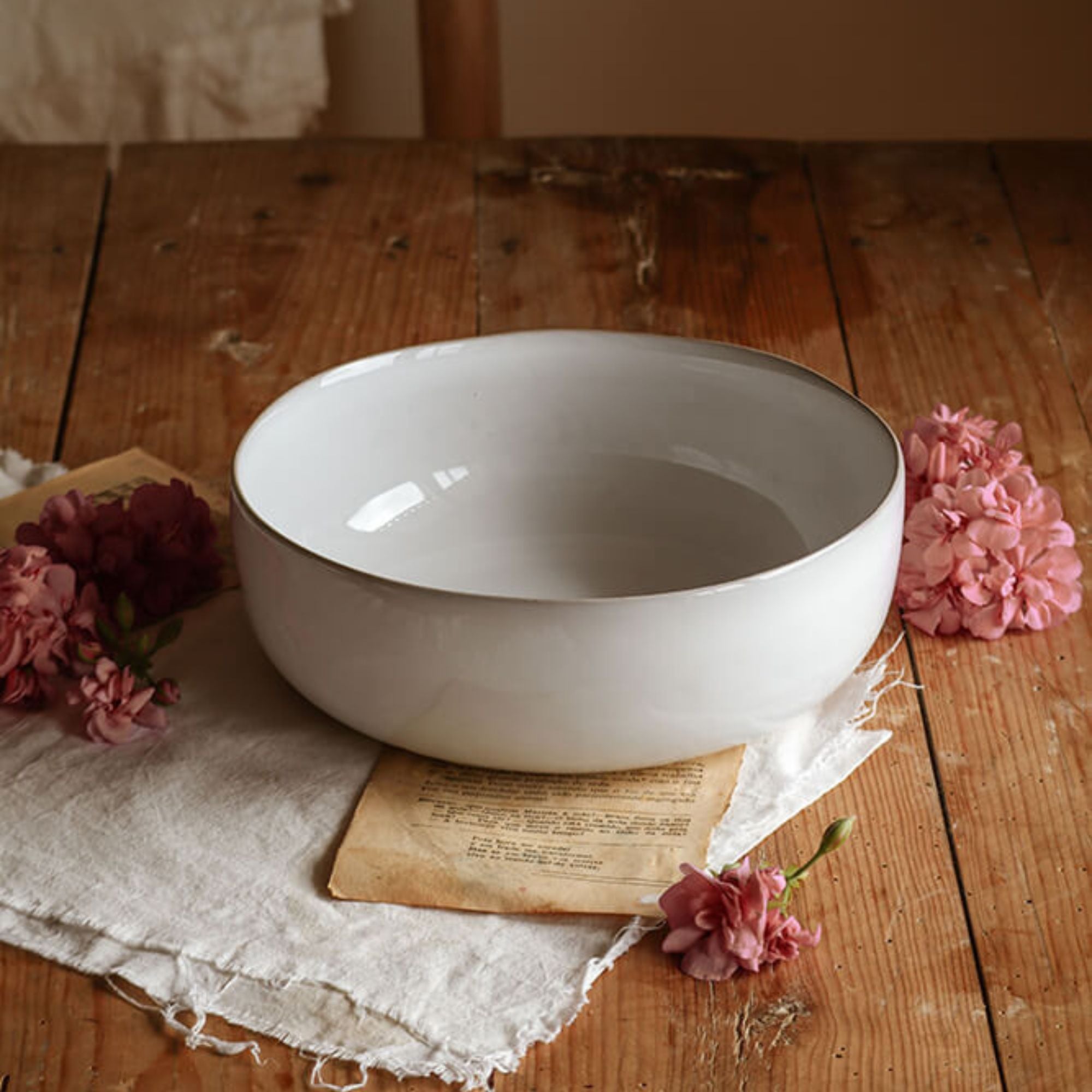 Nosse Svelte Salad Bowl Stone