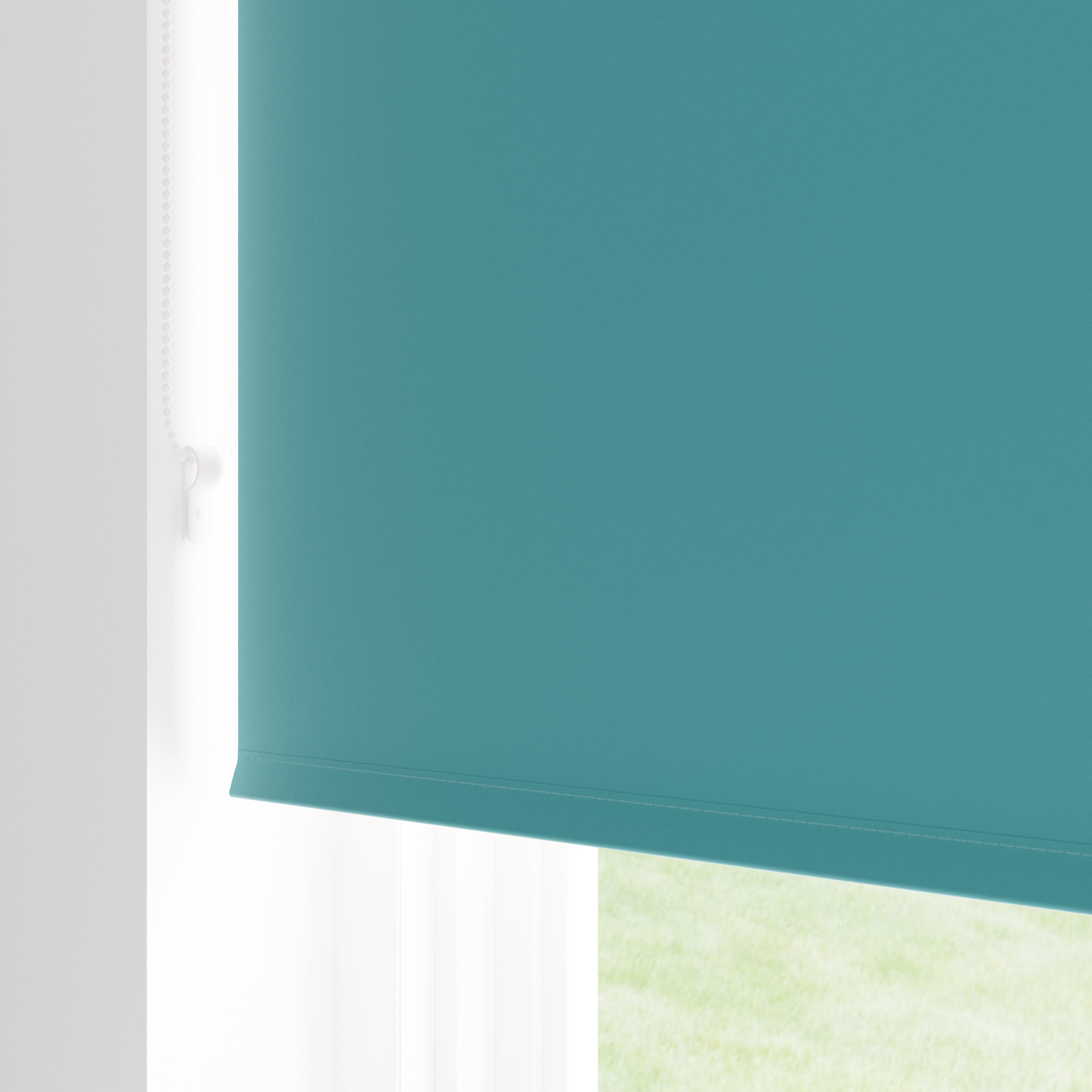 Teal Blackout Roller Blind | Dunelm