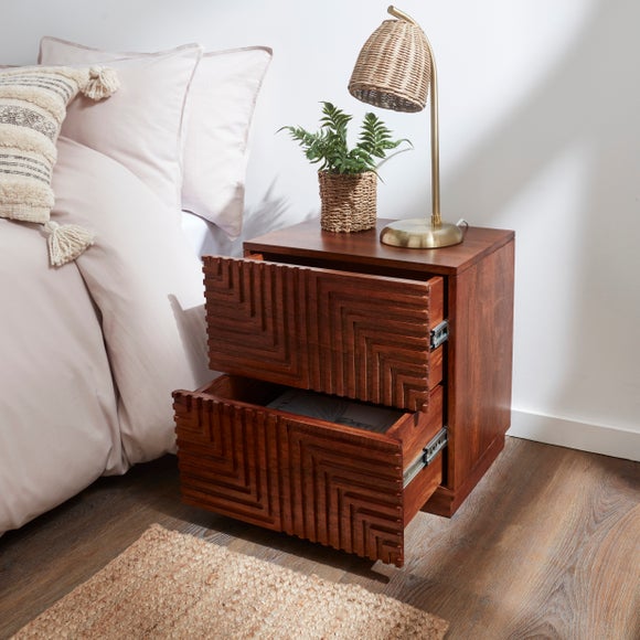 Bedside Table Mat Nightstand Dust Cover Waterproof Cotton And