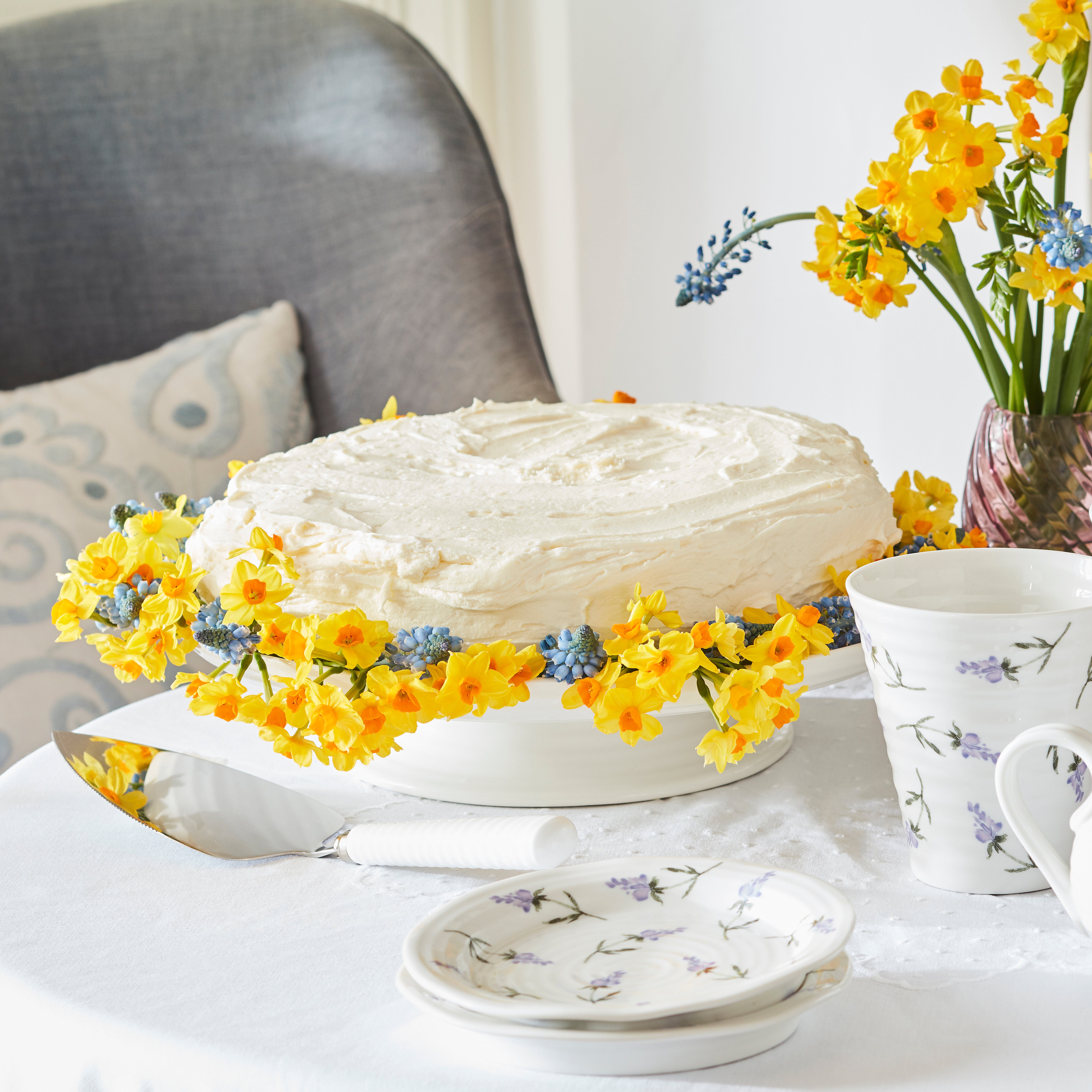 Photos - Plate Sophie Conran Lavandula Set of 4 Tea  White