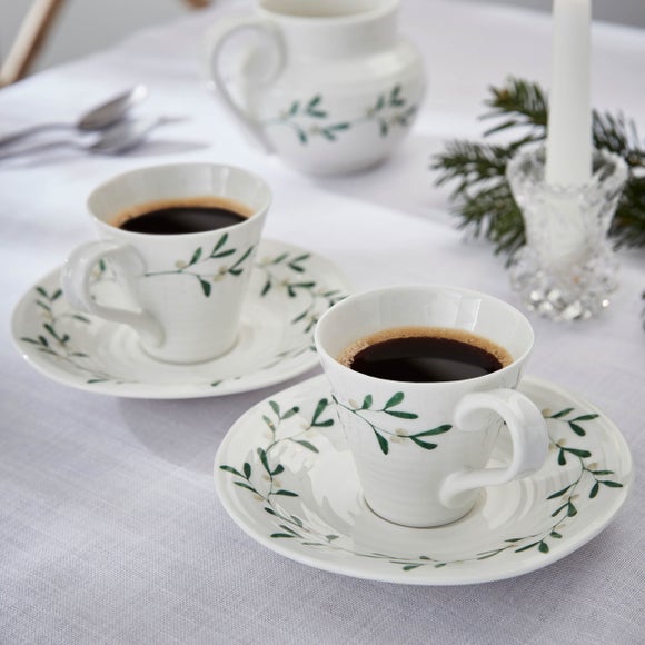 Click to view product details and reviews for Sophie Conran Mistletoe Espresso Cups Set. Click to view product details and reviews for Sophie Conran Mistletoe Espresso Cups Set.