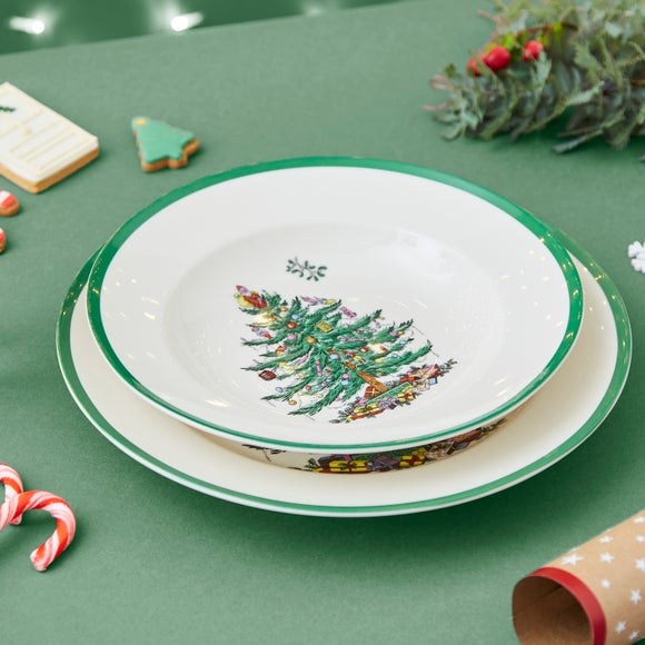 View Spode Christmas Tree Set Of 4 Soup Plates View Spode Christmas Tree Set Of 4 Soup Plates