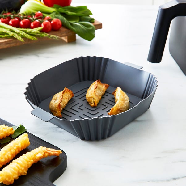 Square Silicone Air Fryer Tray image 1 of 3