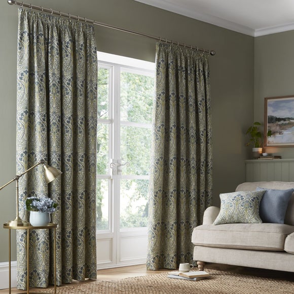 Lucetta Pencil Pleat Curtains (Blackout Available)