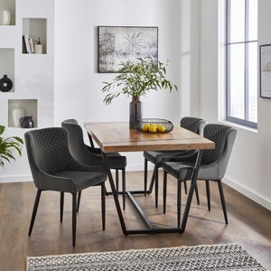 Montreal Set Of 2 Dining Chairs- Velvet