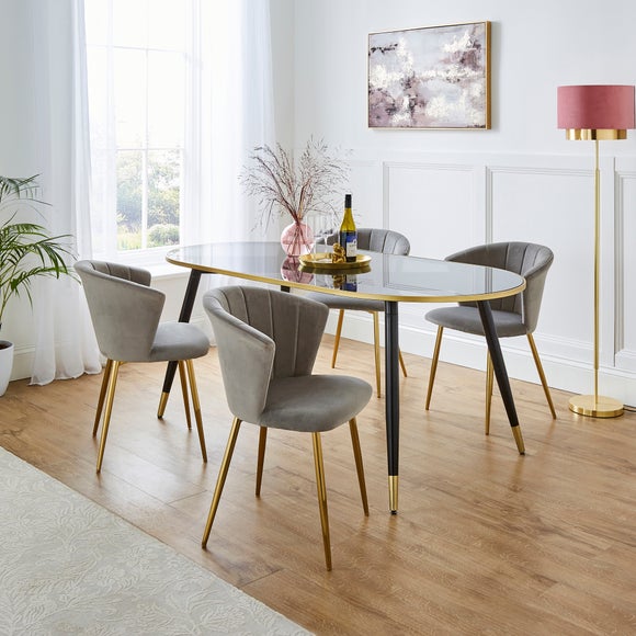 Click to view product details and reviews for Kendall Dining Chair Velvet.