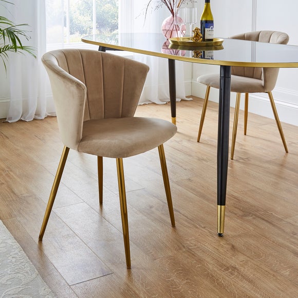 Dunelm mink chair discount