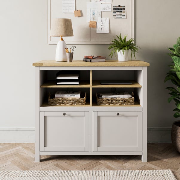 Olney Compact Storage Cabinet, Stone image 1 of 7