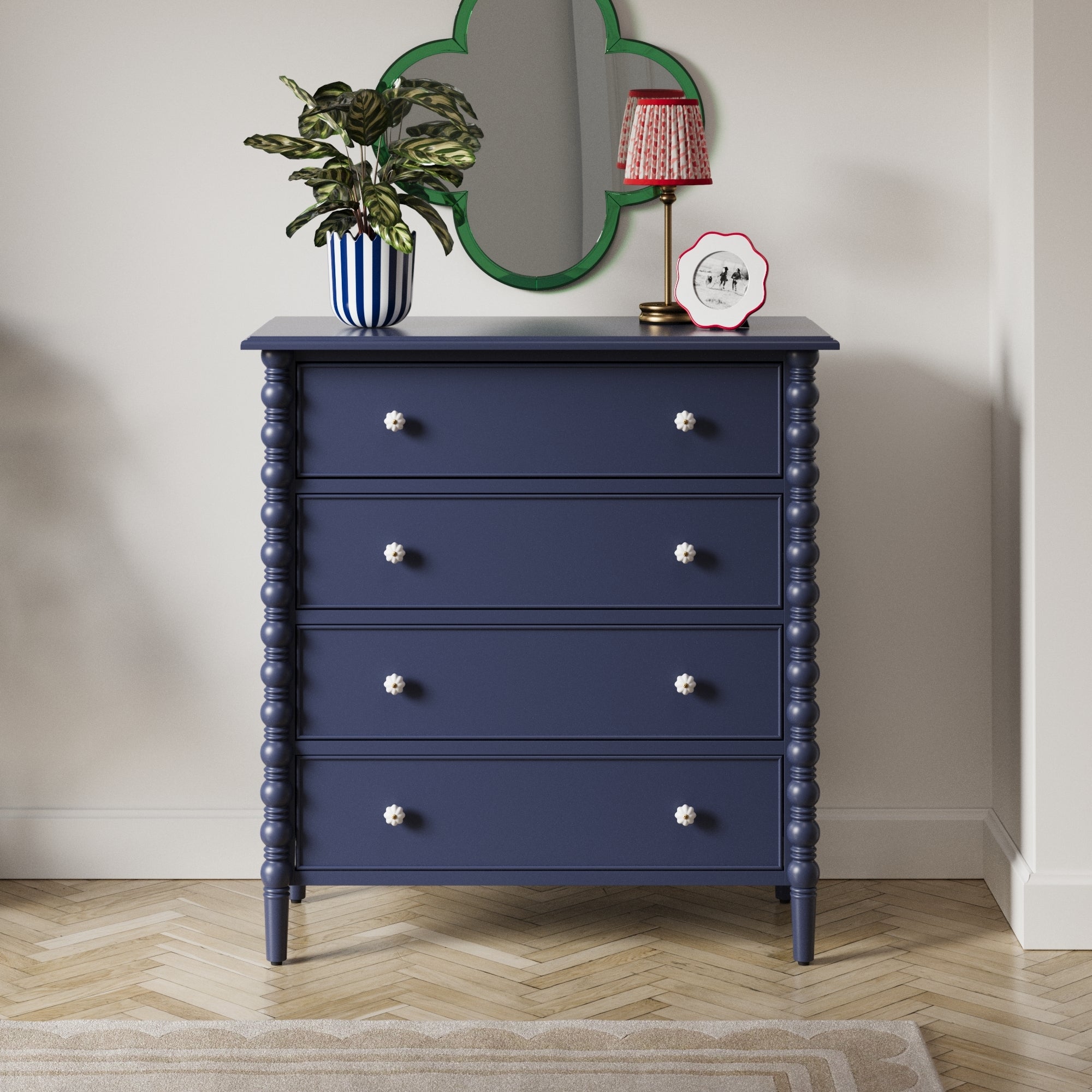 Pippin 4 Drawer Chest, Navy