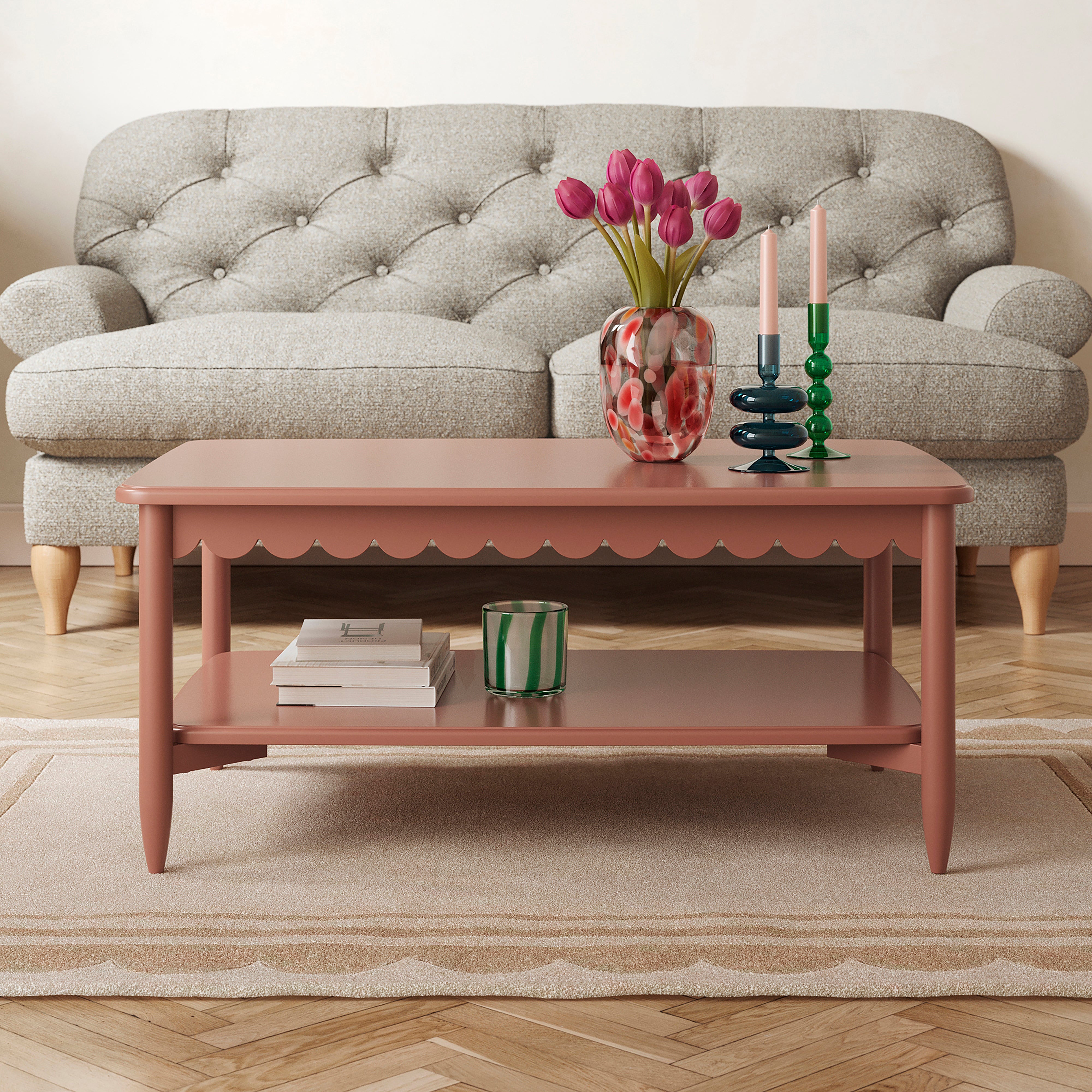 Remi Coffee Table Clay Red