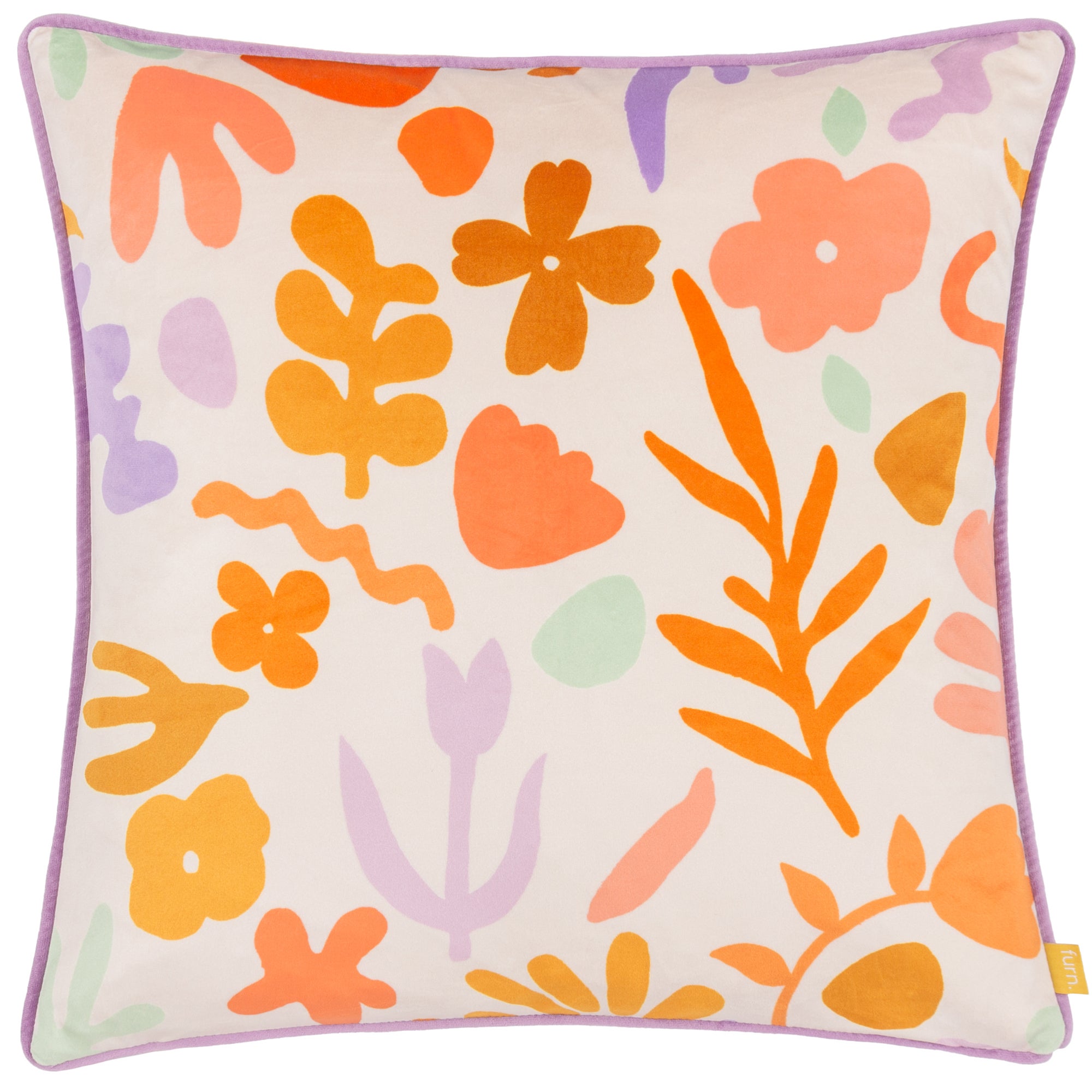 Furn Amelie Doodles Square Cushion Multicoloured