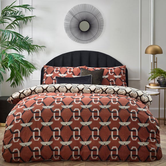 Furn Avalon Duvet Cover Set Brick