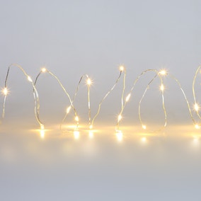 Warm White 20 LED String Lights
