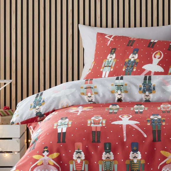 Fusion Nutcracker Duvet Cover & Pillowcase Set Dunelm