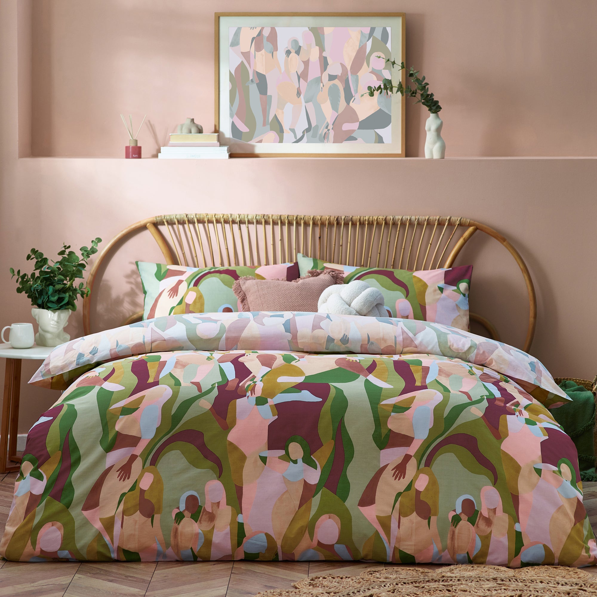 Furn Self Love Duvet Cover Set Multicolour Multicoloured