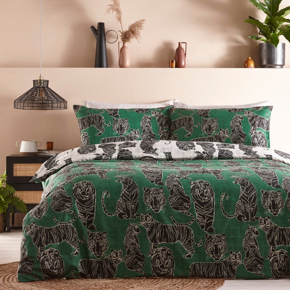 Furn Wildcat Duvet Cover Set Jungle Green