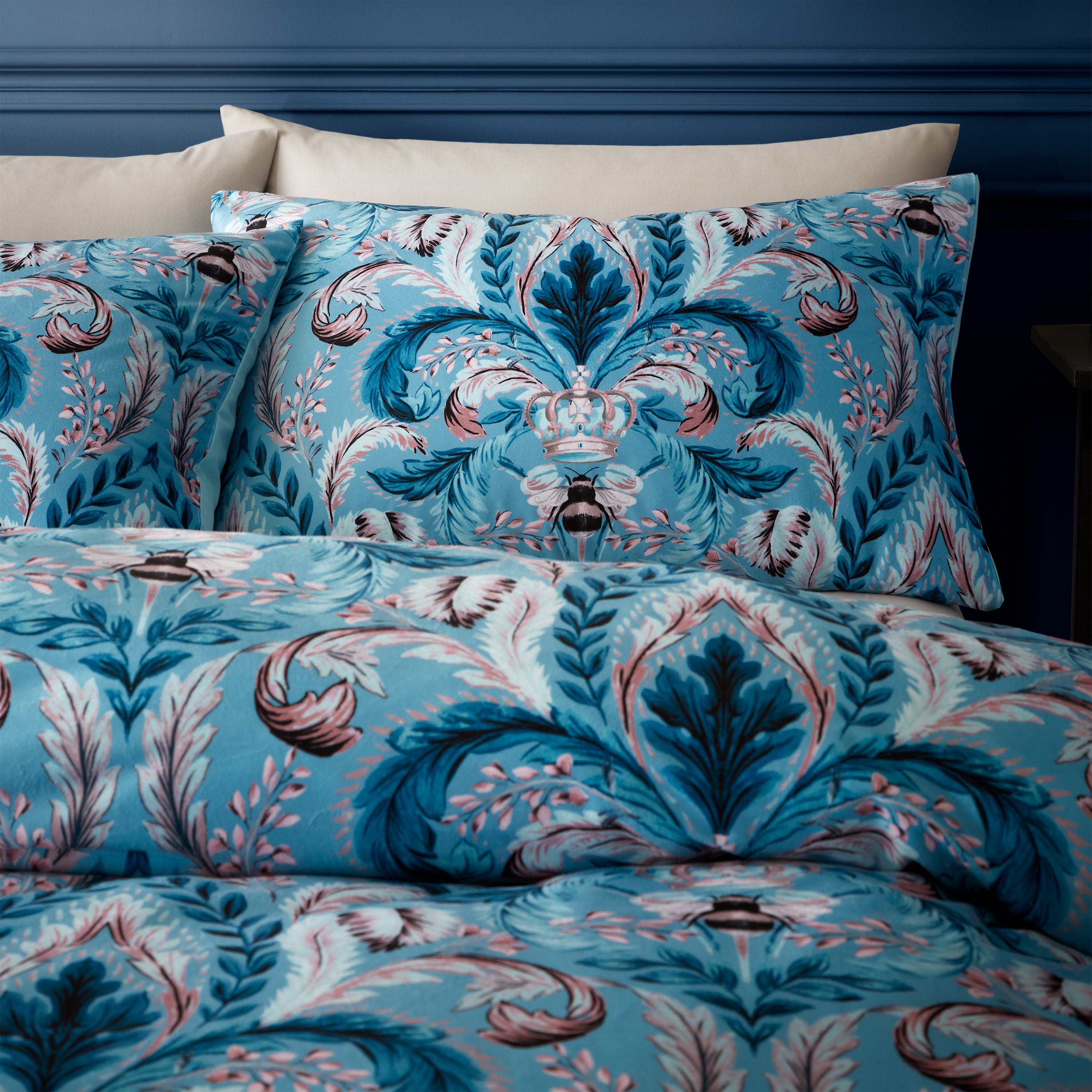 Bridgerton By Catherine Lansfield Regency Damask Duvet Cover ...