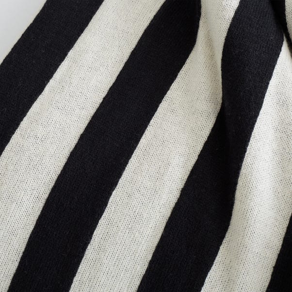 Style Sisters Knitted Stripe Throw | Dunelm