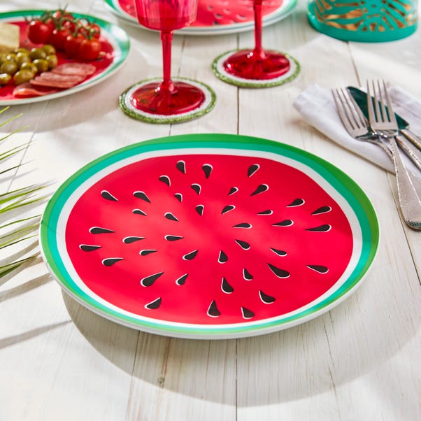 Summer Brights Watermelon Plate  image 1 of 2