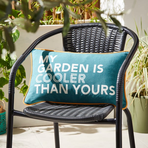 Elements Slogan Rectangular Outdoor Cushion image 1 of 2