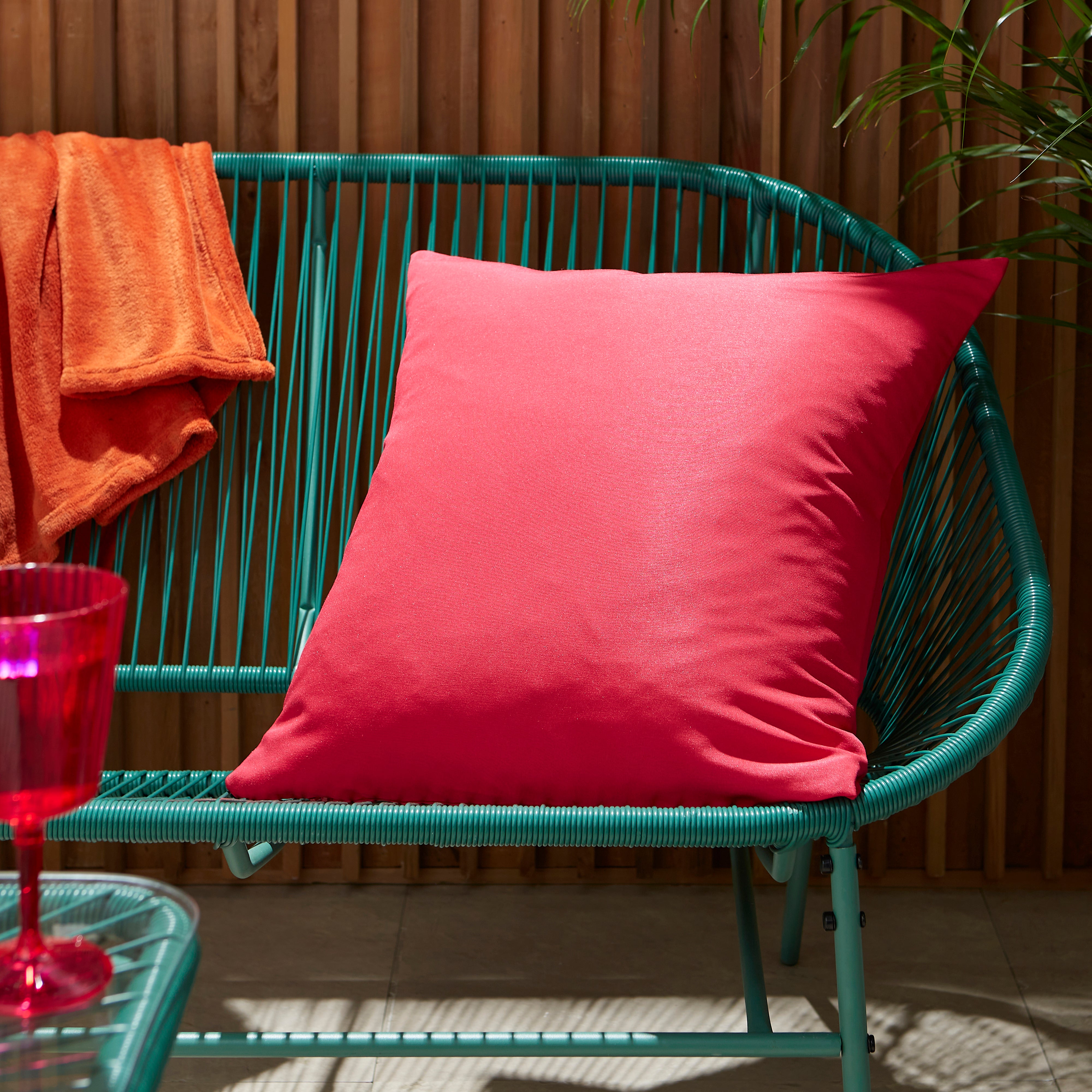 Plain Square Large Outdoor Cushion