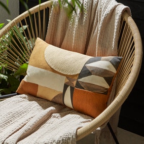 Amazonia Geometric Rectangular Outdoor Cushion