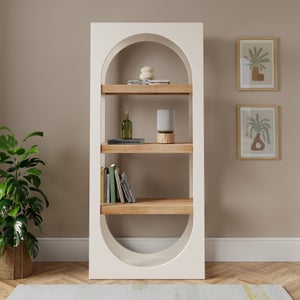 Albourne Tall Bookcase- Oak Effect