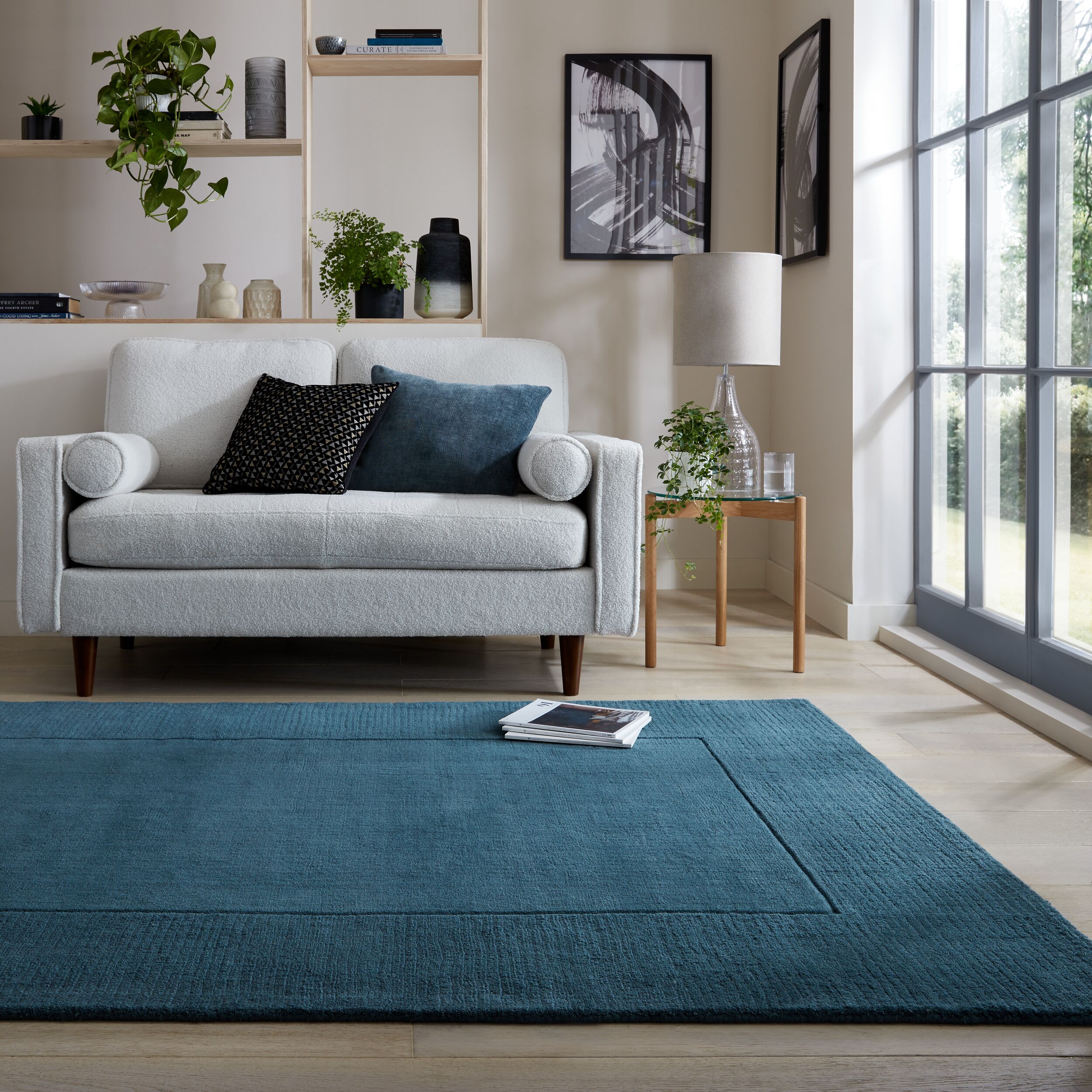 Boston Wool Border Rug