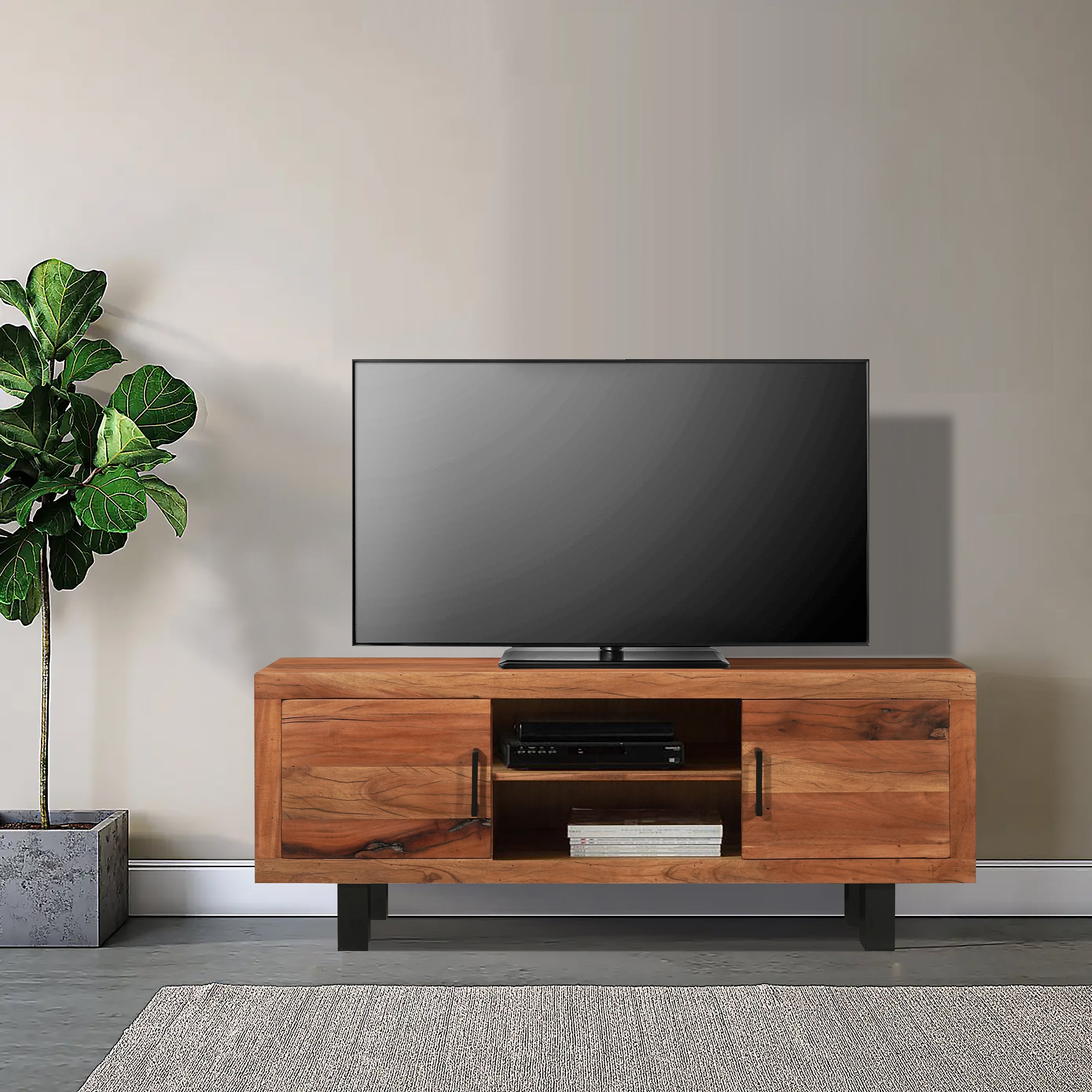 Indus Valley Lex Tv Unit For Tvs Up To 55 Natural